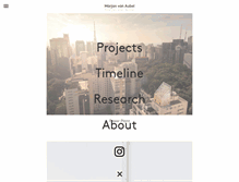 Tablet Screenshot of marjanvanaubel.com